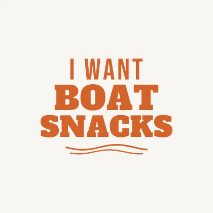 Boat Snacks Bib